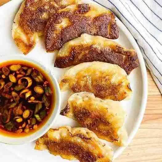 Best Air fryer frozen dumplings: potstickers recipe